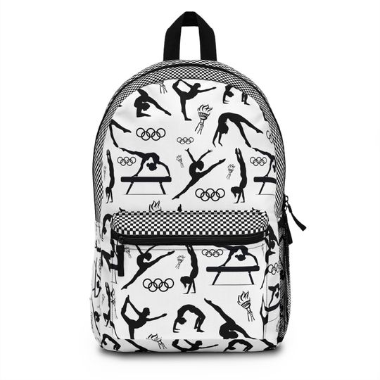 Discover Gymnastics Backpack, Bag to School Bag, School carrier, Gift for Gymnast, Paris 2024, Flipping gymnast bag