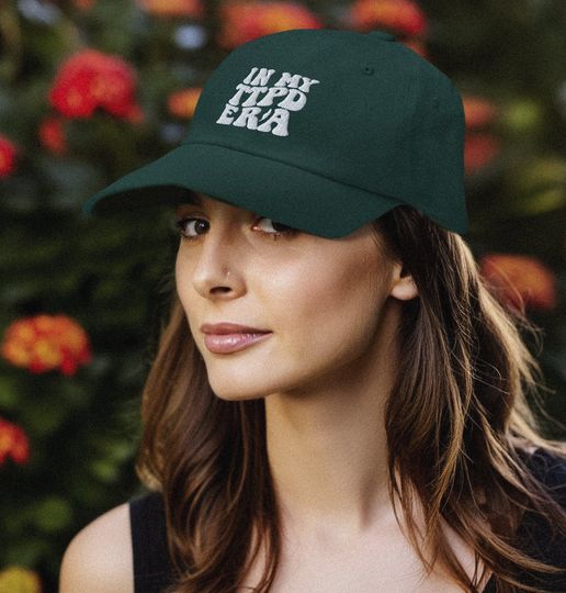 Discover In my TTPD era Embroidered hat //  Poets Department swiftie embroidered baseball hat