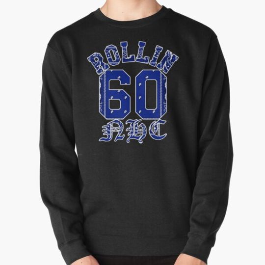 Discover Rollin 60 NHC Neighborhood Crips Blue Bandana