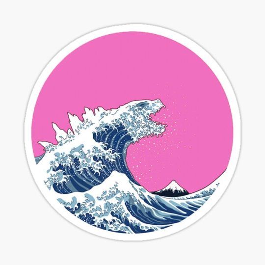Discover Pink Kanagawa wave