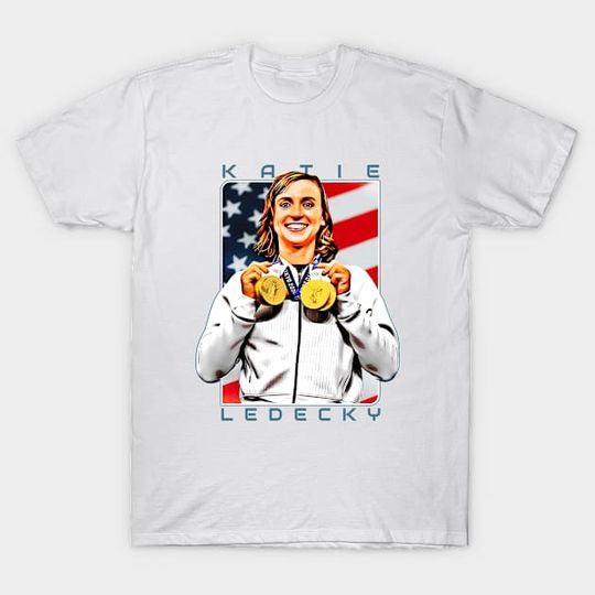 Discover Katie Ledecky The Hero - Athlete - T-Shirt