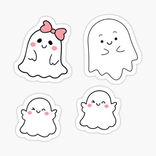 Discover ghost mom & ghost dad & their cute sons