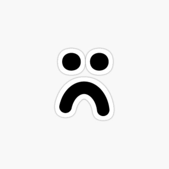 Discover small frowny face