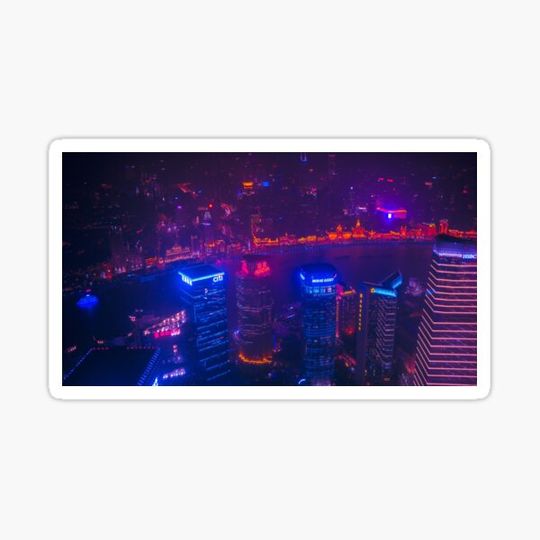 neon skyline