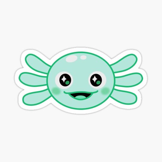Discover CUTE GREEN AXOLOTL