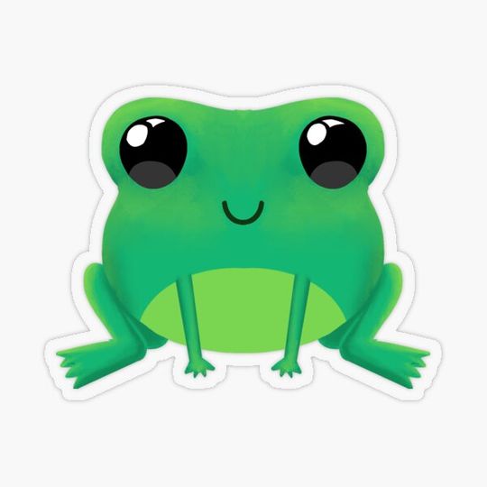 Discover Cute Little Green Frog