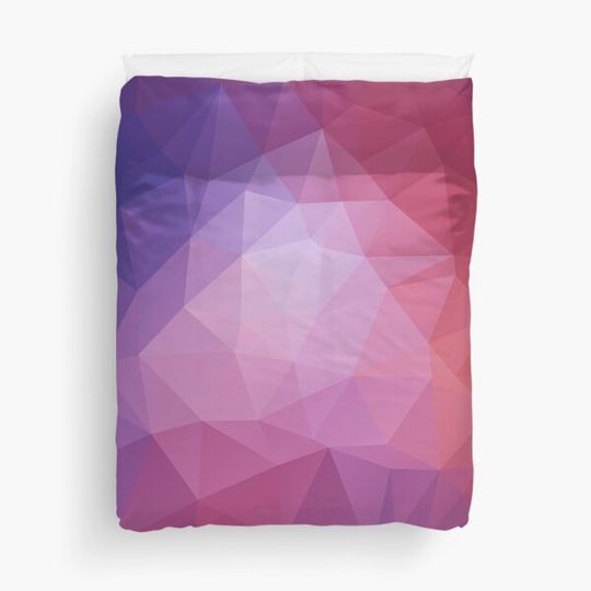 Discover Purple Geometric Mesh Triangles