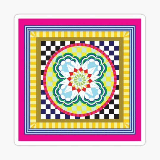 Discover geometric oriental pattern