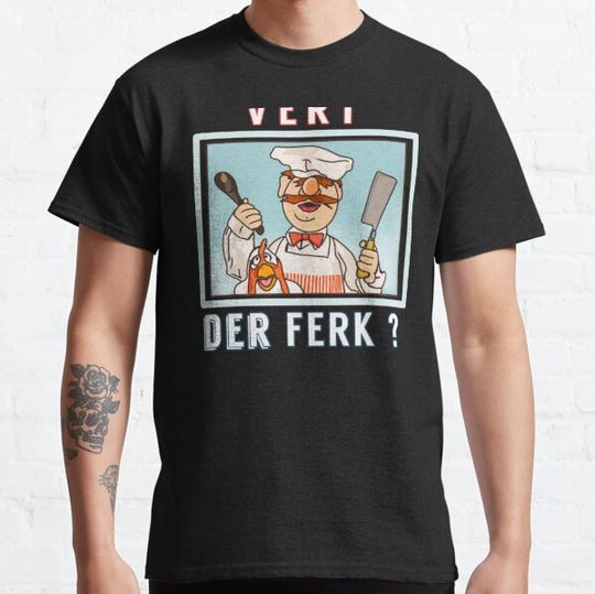 Discover Vert der ferk   Swedish Chef   Chef shirt  Chef