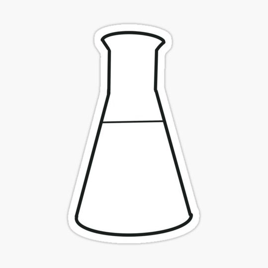 Discover Science Chemistry Hand drawn Magnet Pin Buttons Decoration Sticker