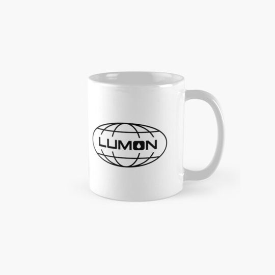 Discover severance lumon logo in black