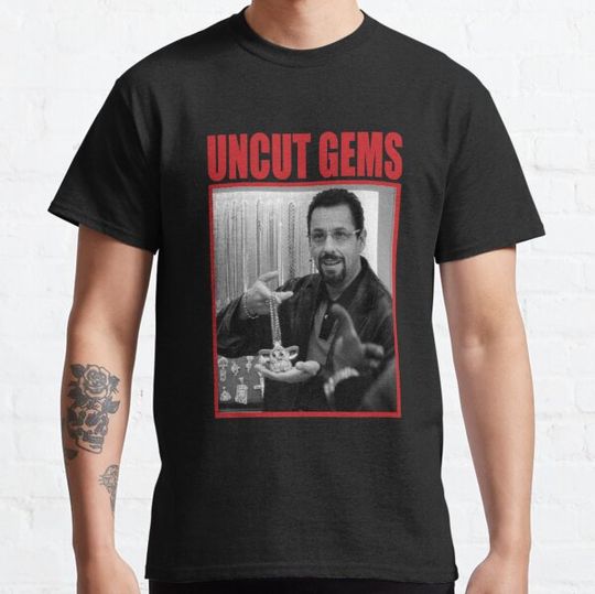 Discover Uncut Gems Adam Sandler T-Shirt, 100% Cotton