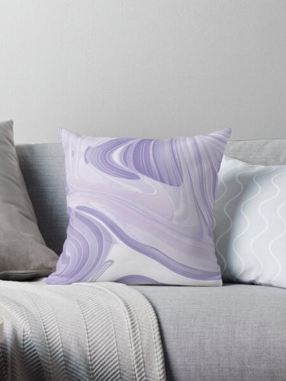 Discover preppy pastel lilac purple marble swirls mid century modern
