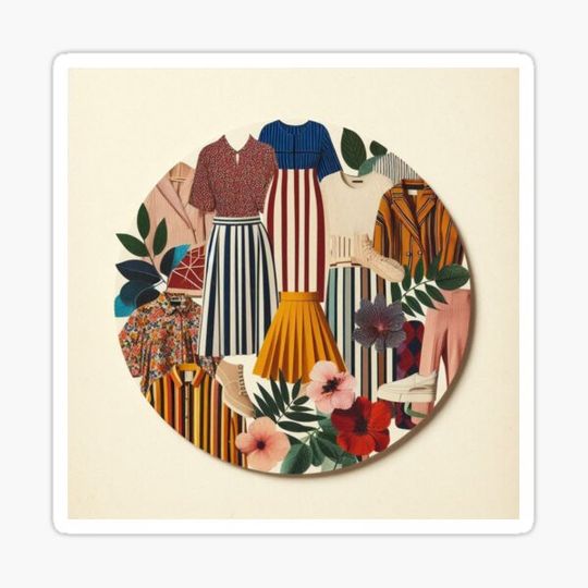 Discover Vintage Fashion Collage