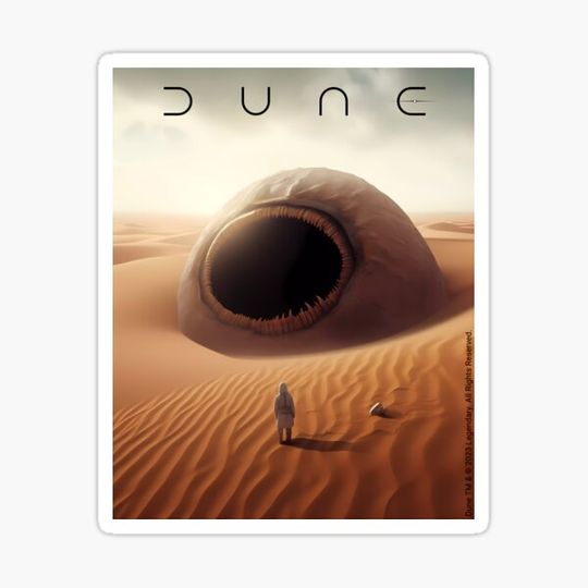 Discover Huge worm coming out from the sands of Arrakis