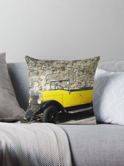 Discover Vintage yellow car