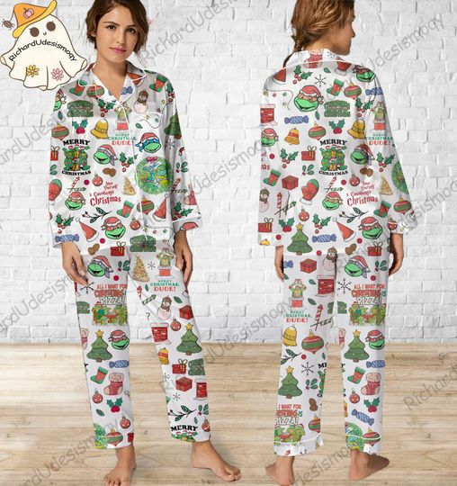 Discover Ninja Turtles Pajamas Set, Ninja Turtles Pyjamas Set, Holiday Pajamas