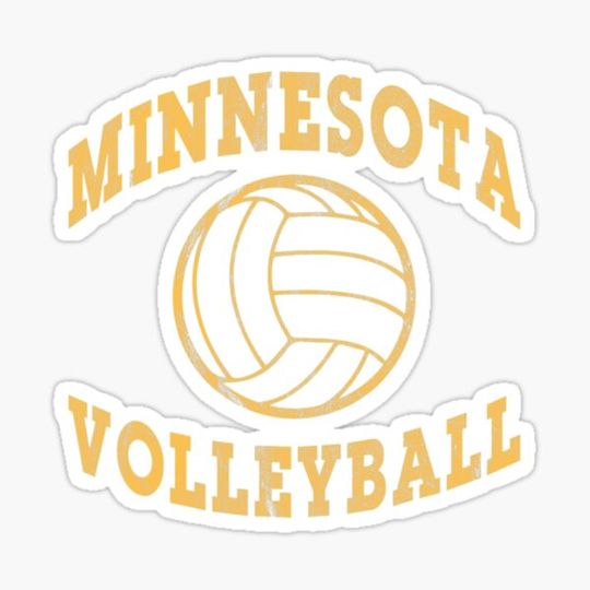 Discover Minnesota Volleyball Classic Vintage Distressed
