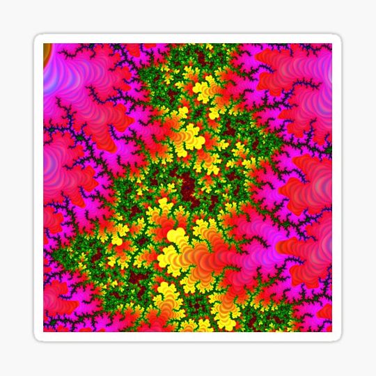 Discover Chaotic dynamic abstract thorny fractal branching structures 3D illusion