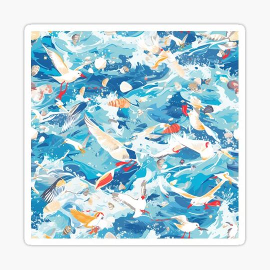 lively beach pattern