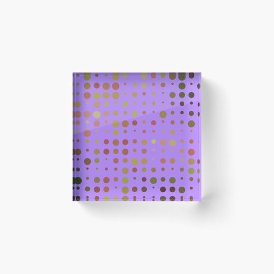 Discover Colorful Gradient Transition Circles Dots & Spots Purple Orange
