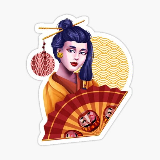 Discover Geisha and her fan