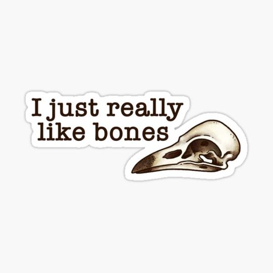 Discover I just really like bones - Vulture Culture Bird Skull Raven Skull Green Witch Vintage Witchcraft Goblincore Furry Thieran Oddities and Curiosities