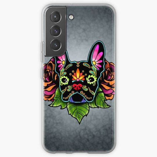 Discover Day of the Dead French Bulldog in Black Sugar Skull Dog