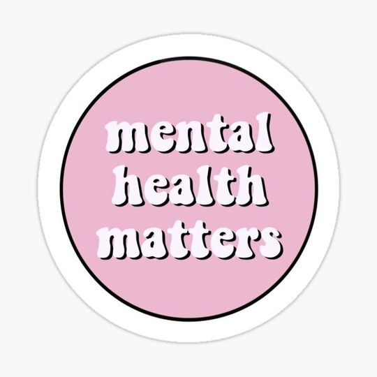 Discover Mental health matters pink