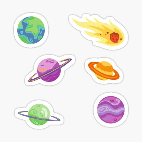 Discover solar system planets pattern pack