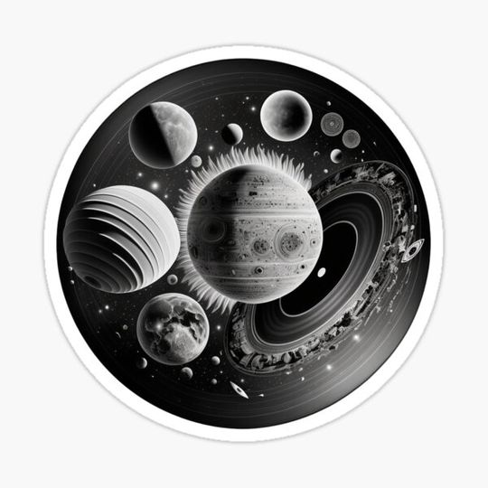 Discover Sticker from Solar System as a vinyl record