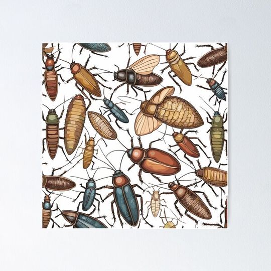 Discover brown cockroaches