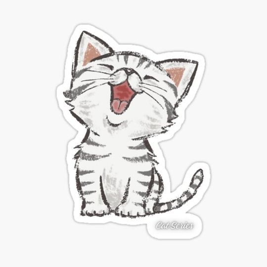 Discover Happy Laugh Cute Cat by Cat Series
