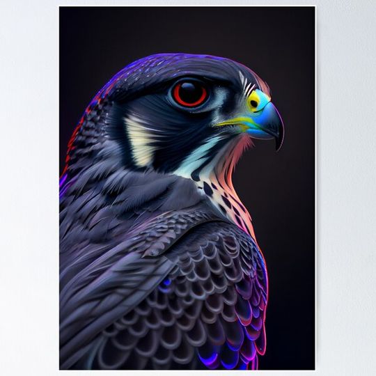 Discover Neon Flight A Peregrine Falcon