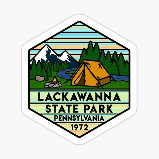 Discover Lackawanna State Park Pennsylvania Hexagon
