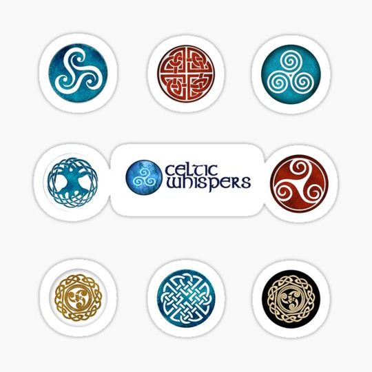 Discover Celtic Symbol Sticker Pack 7