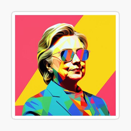 Discover Hillary Pop Art 4
