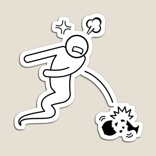 Discover Disapproval Ghost - Black Version Stickman