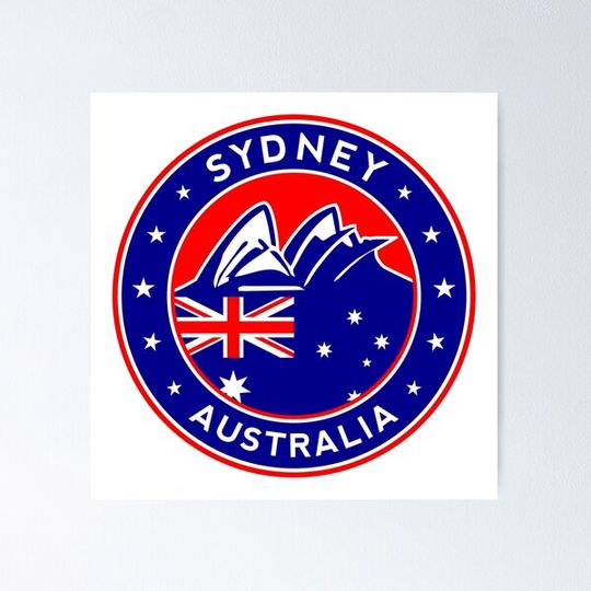 Discover Sydney Opera House design with flag of Australia