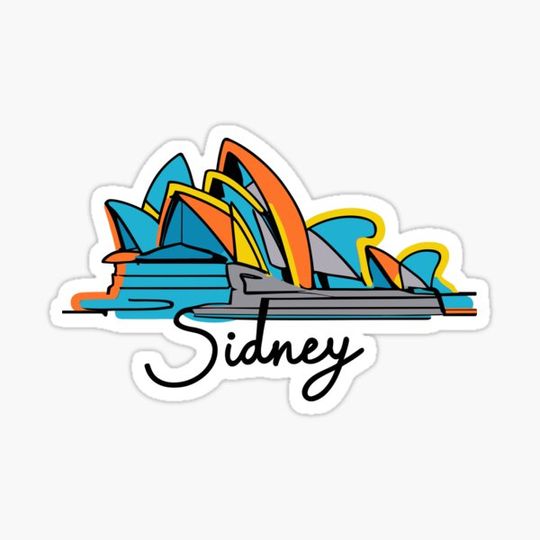 Discover Sydney panorama in contours