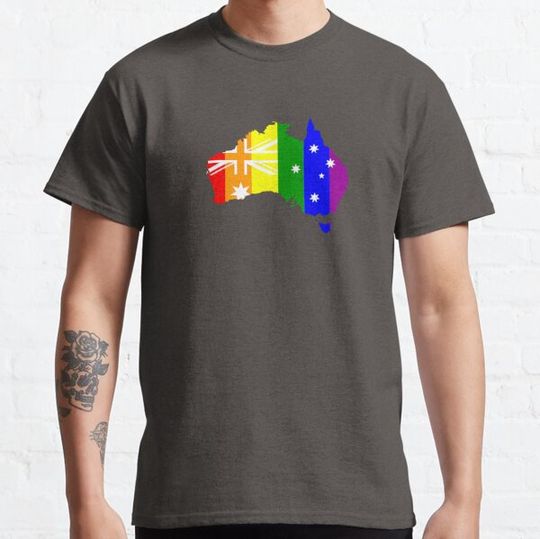 Discover Australian pride flag colours design
