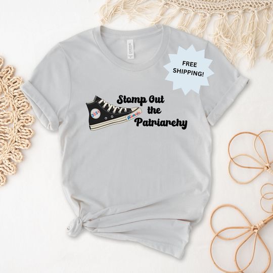 Discover Kamala Harris Patriarchy Shirt, Chucks and Pearls Shirt, Kamala 2024, Democrat Shirt, Feminist Shirt