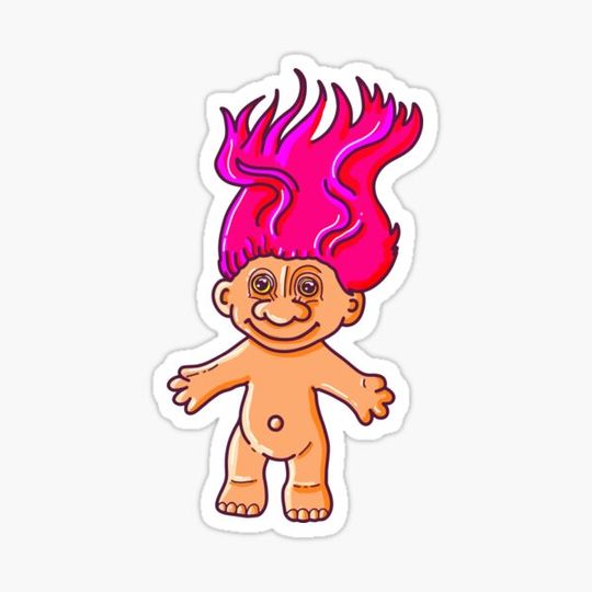 Discover Pink Goblin Doll from the 80's and 90's
