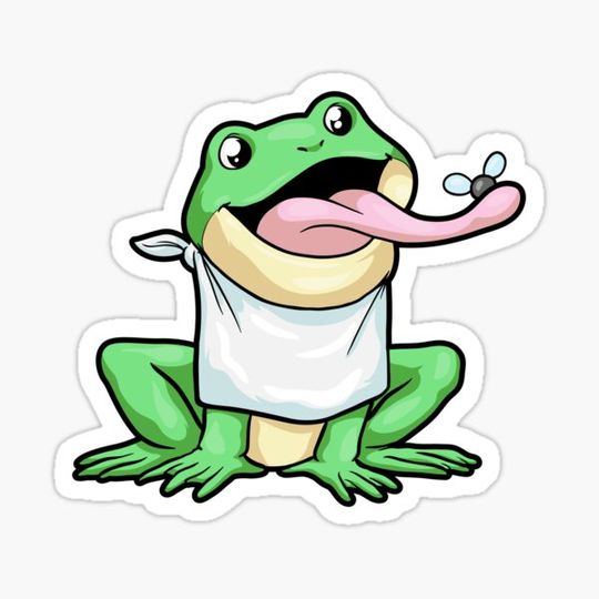 Discover Frog with Tongue out