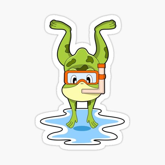 Discover Frog at Diving with Snorkel