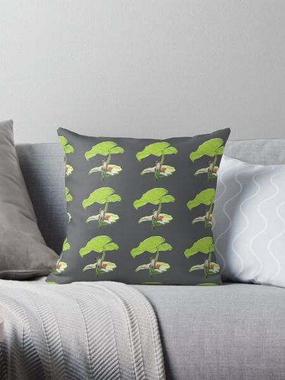 Discover New Dawn Frog pattern grey background