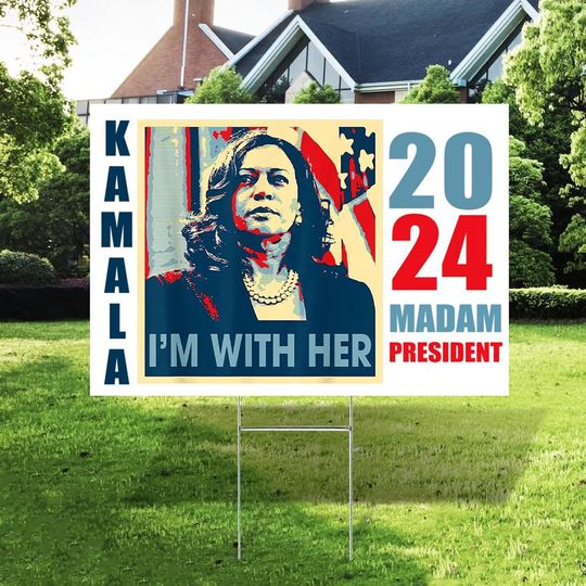 Discover Kamala Harris 2024 President Yard Sign