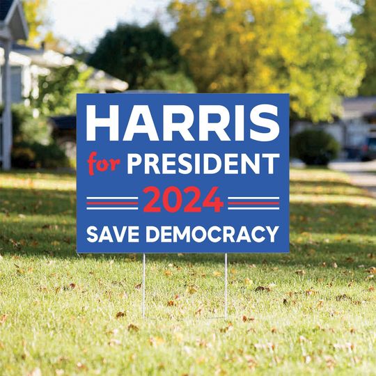 Discover Kamala Harris for President Yard Lawn Sign, Support Kamala Harris 2024