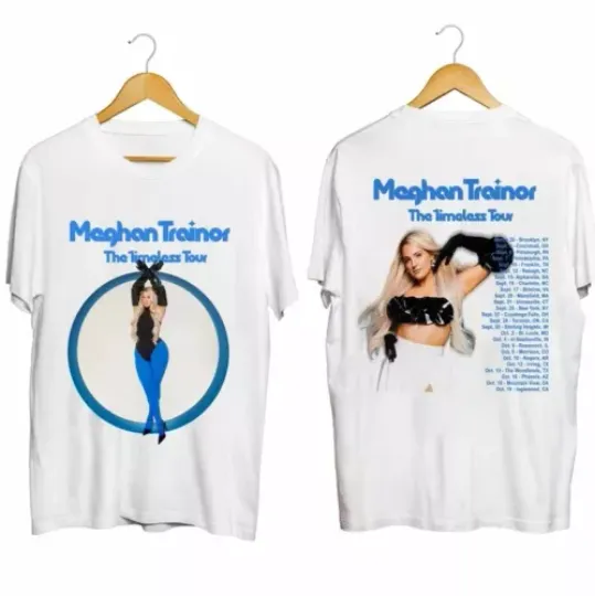 Discover Meghan Trainor - The Timeless Tour 2024 Shirt, Meghan Trainor Fan Shirt