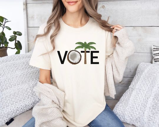 Discover Kamala Harris Coconut Tree Shirt, Comma La Kamala Harris Shirt